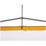 Matthews Solid Frame Scrim White Artificial Silk (48 x 48")