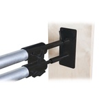 KUPO Double Spreader Set for Pipe 1-1/2" Schedule 40 (O.D. 48.3mm)-Black