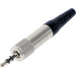 Cable Techniques CT-3.5TRS-DLX Deluxe 3.5mm TRS Locking Connector for Sennheiser G3/G4, 2000, Sony, & Azden Devices (Nickel)