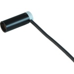 Cable Techniques Low-Profile Right-Angle Mini-XLR 3-Pin Male Connector with Adjustable Exit (Standard Outlet, Gray Cap)