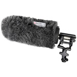Rycote Standard Hole Classic Softie Wind-Screen (7" Long, 0.7 to 0.8" Diameter Hole, Gray)