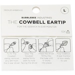 Bubblebee Industries The Cowbell Eartip (Large, 10-Pack)