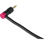 Cable Techniques CT-LPS-T35L-P Low-Profile Right-Angle 3.5mm TRS Screw-Locking Connector (Purple)