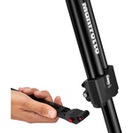 Manfrotto 526-1 Fluid Head with 645 FAST Twin Aluminum Tripod System with 2-in-1 Spreader & Bag