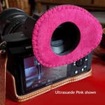 Bluestar Oval Ultra Small Viewfinder Eyecushion (Fleece, Peach)