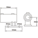 KUPO RAILING SIDE , SILVER