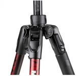 Manfrotto Befree Advanced Travel Aluminum Tripod with 494 Ball Head (Twist Locks, Red)