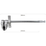 KUPO KCP-607 9" SUPER VISER CLAMP END JAW