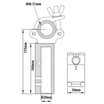 KUPO Half Quick TV Coupler - Silver