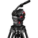 Cartoni Focus 8 Fluid Head with Red Lock Tripod System