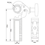 KUPO Arch Quick TV Coupler