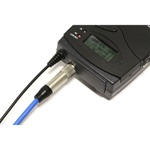 Cable Techniques 3.5mm TRS to 3-Pin XLRM Unbalanced Cable (12", Blue)