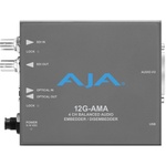 AJA 12G-AMA 12G-SDI Balanced Audio Embedder/Disembedder with Fiber Options