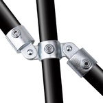 KUPO DOUBLE SWIVEL COMBINATION, SILVER