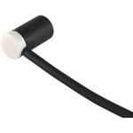 Cable Techniques Low-Profile Right-Angle XLR 3-Pin Male Connector (Large Outlet, B-Shell, White Cap)