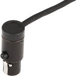 Cable Techniques LPS-TA3-180 Low-Profile Right-Angle TA3F (Black Cap, 5mm)