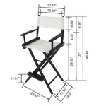 KUPO Bar Height Director Chair Height (46'')