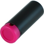 Cable Techniques Low-Profile Right-Angle Mini-XLR 3-Pin Male Connector with Adjustable Exit (Standard Outlet, Purple Cap)