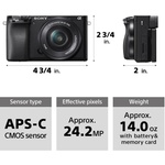 Sony a6100 Mirrorless Camera with 16-50mm and 55-210mm Lenses