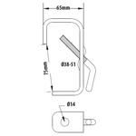 KUPO Stage Clamp W/14mm Hole