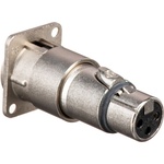 Neutrik NA3MDF XLR Male to Female Feedthrough Adapter for Panel Mount