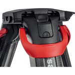 Sachtler flowtech 100 MS Carbon Fiber Tripod with Mid-Level Spreader & Rubber Feet