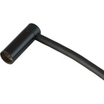 Cable Techniques LPS Low-Profile R/A TA5M Mini XLRM 5-Pin Cable Exit 6/12 O'Clock - 5mm/Large (Black Cap)