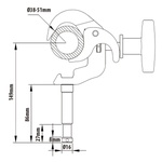 KUPO Arch Coupler W/16mm Stud