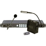 Datavideo ITC-100 8-User Wired Intercom System with 4 Beltbacks & 4 Headsets