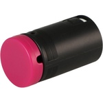 Cable Techniques Low-Profile Right-Angle XLR 3-Pin Male Connector (Standard Outlet, A-Shell, Purple Cap)