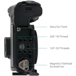 Tilta Lightweight Camera Cage Kit for Canon R8 (Titanium Gray)
