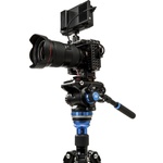 Benro A3883 Reverse-Folding Aluminum Travel Tripod with S6Pro Fluid Video Head
