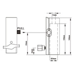 KUPO 28mm Receiver Spigot (Silver)