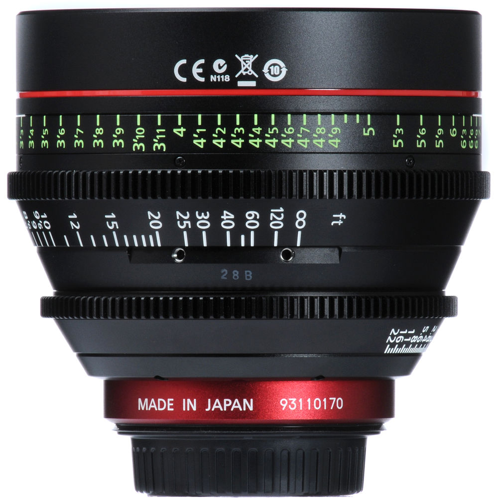 Canon CN-E 85mm T1.3 L F Cinema Prime Lens (EF Mount)
