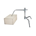 Kupo CL-30MK / 30" C-STAND KIT WITH SLIDING LEG AND QUICK RELEASE SYSTEM (SILVER)