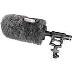 Rycote Standard Hole Classic Softie Wind-Screen (5.9" Long, 0.7 to 0.8" Diameter Hole, Gray)