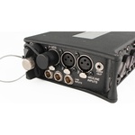 Cable Techniques Low-Profile, 3-Pin XLR Female to 3-Pin XLR Male Adjustable-Angle Cable (Black Caps, 24")