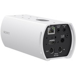 Sony Compact 4K60 Box-Style Remote Camera with 25x Optical Zoom (NDI License Key Code, White)