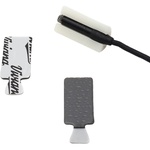 Viviana Fur for Lavalier Mics (Black, Rectangle)
