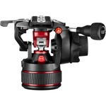 Manfrotto 612 Nitrotech Fluid Head with 645 FAST Twin Aluminum Tripod System and Bag