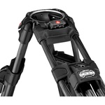 Manfrotto 526-1 Fluid Head with 645 FAST Twin Carbon Fiber Tripod System with 2-in-1 Spreader & Bag