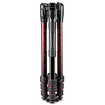 Manfrotto Befree Advanced Travel Aluminum Tripod with 494 Ball Head (Twist Locks, Red)