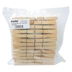 KUPO Wood C47 Spring-Type Cloths Pins (50 Pcs Per Bag)