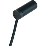 Cable Techniques Low-Profile Right-Angle Mini-XLR 3-Pin Male Connector with Adjustable Exit (Standard Outlet, Black Cap)