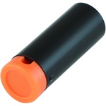 Cable Techniques Low-Profile Right-Angle Mini-XLR 3-Pin Male Connector with Adjustable Exit (Standard Outlet, Orange Cap)