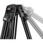 Manfrotto 612 Nitrotech Fluid Head with 645 FAST Twin Aluminum Tripod System and Bag