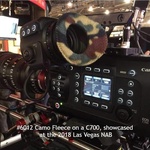 Bluestar Oval Large Viewfinder Eyecushion (Fleece, Pink)