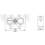 KUPO 45 Degree Coupler - Polish