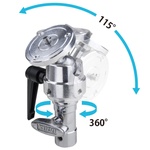 KUPO KCP-414 SUPER GRIP FINGER W/ 1/4''-20 MALE THREAD & ROUND PLATE