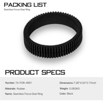 Tilta Seamless Focus Gear Ring (49.5 to 51.5mm)